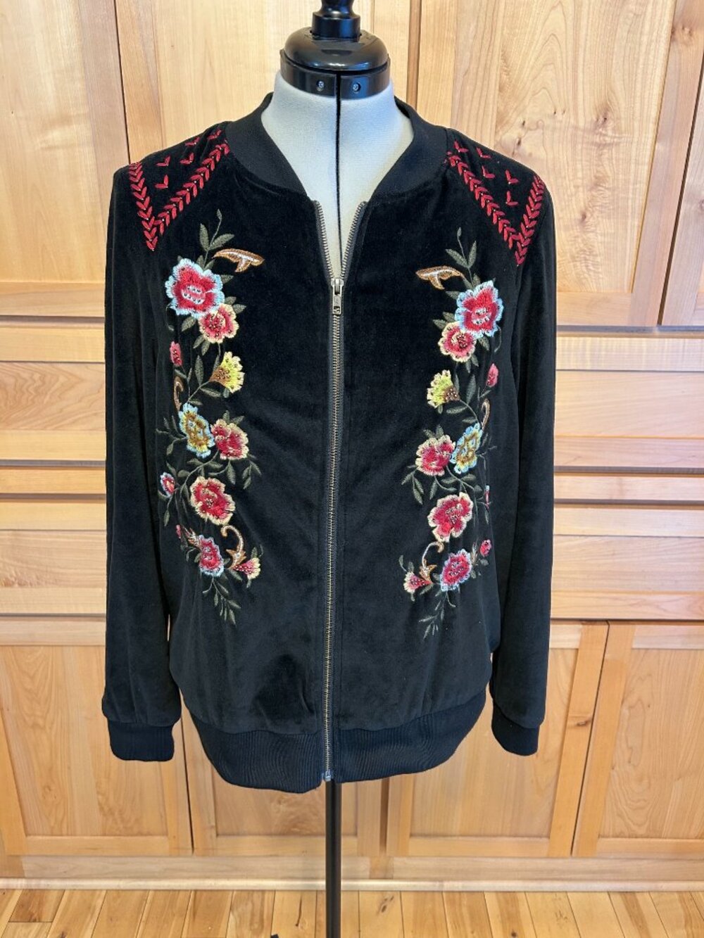 Torrid Velvet Bomber Jacket